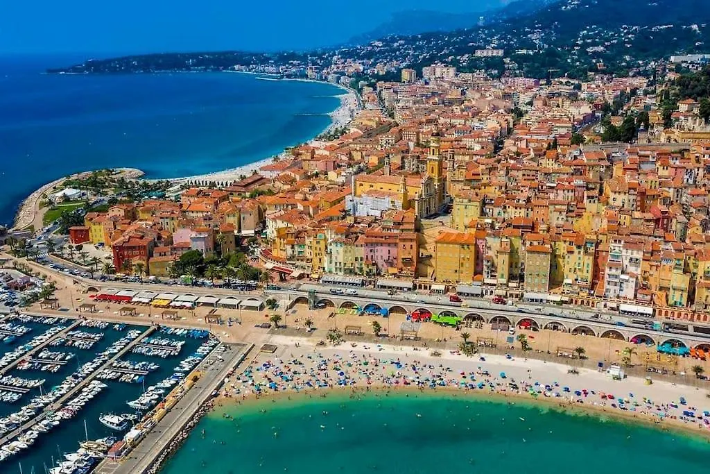Menton Carre D'Or - Private Garage Apartment